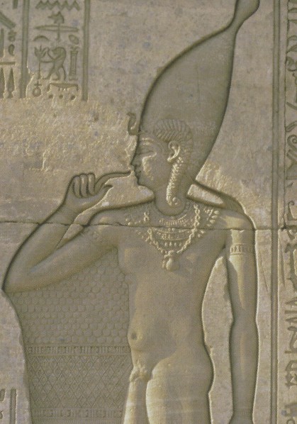 Temple de Hathor à Denderah _ Bas relief _  Ihy